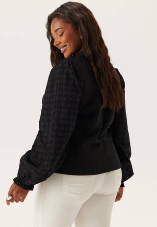 Broderie Anglaise Sleeve Top