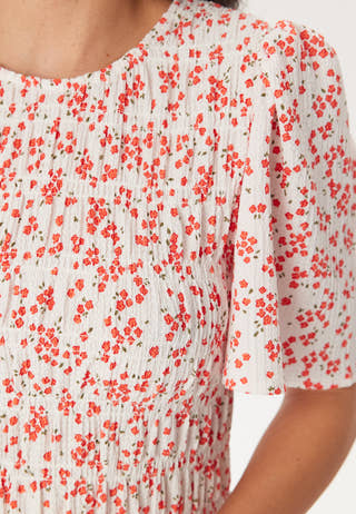 Butterfly Sleeve Short Dress