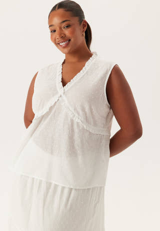 Cotton Dobby Dot Blouse