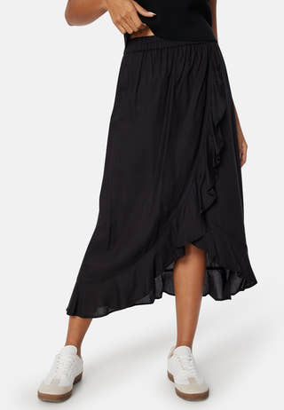 Front Wrap Viscose Skirt