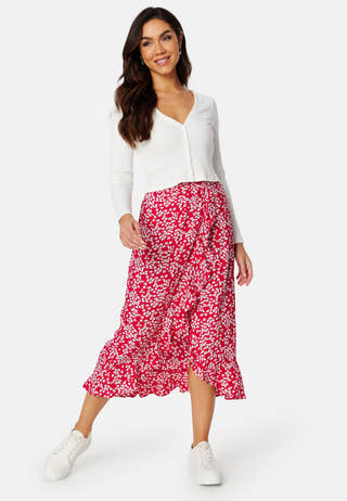 Front Wrap Viscose Skirt