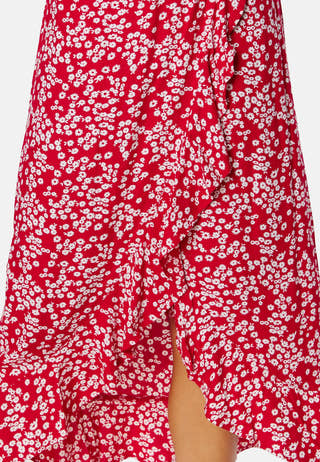 Front Wrap Viscose Skirt