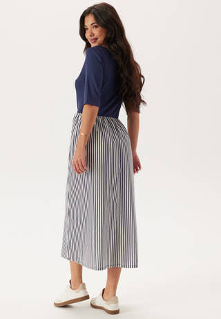 Fabric Mix Dress