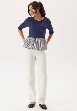Fabric Mix Top