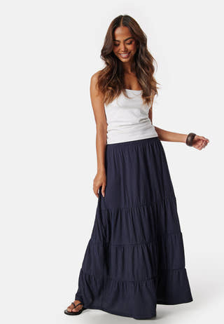 Flounce Maxi Skirt