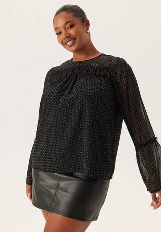 Flounce Sleeve Blouse