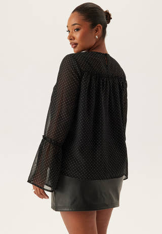 Flounce Sleeve Blouse