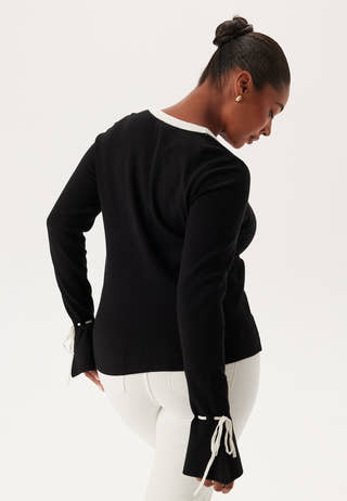 Knitted Bow Sweater