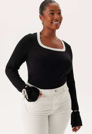 Knitted Bow Sweater