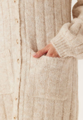 Knitted Cardigan Dress