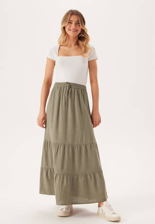 Linen Maxi Skirt