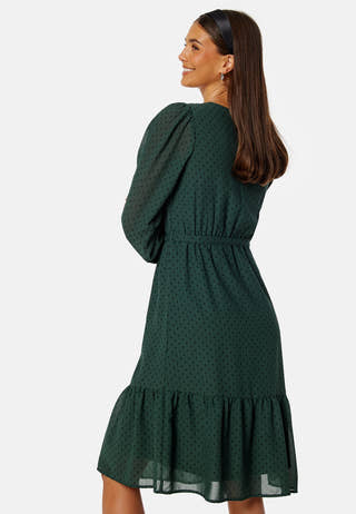 Linn midi Long Sleeve Dress