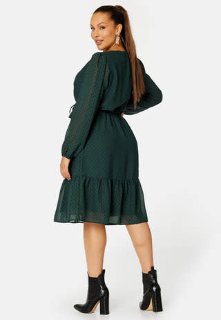 Linn midi Long Sleeve Dress
