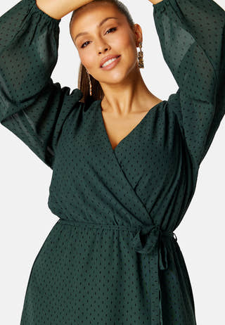 Linn midi Long Sleeve Dress