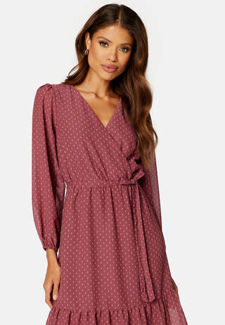 Linn midi Long Sleeve Dress