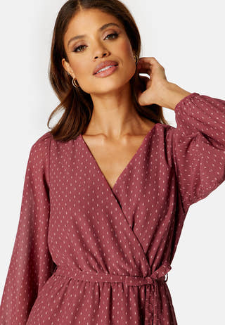 Linn midi Long Sleeve Dress