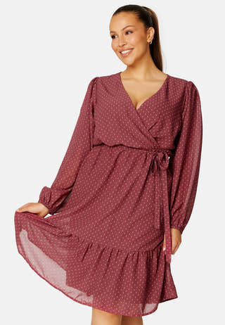 Linn midi Long Sleeve Dress