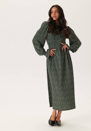 Long Sleeve Smock Dress