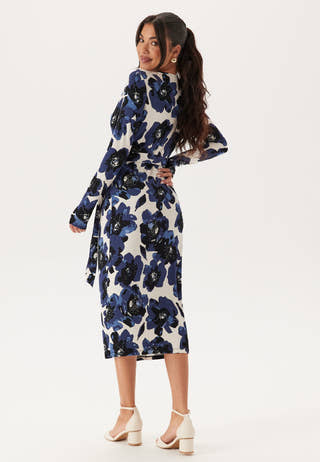 Long Sleeve Wrap Dress