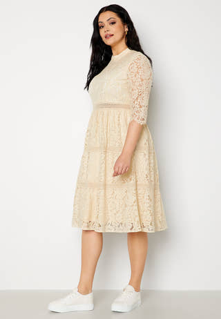 High Neck Lace Dress