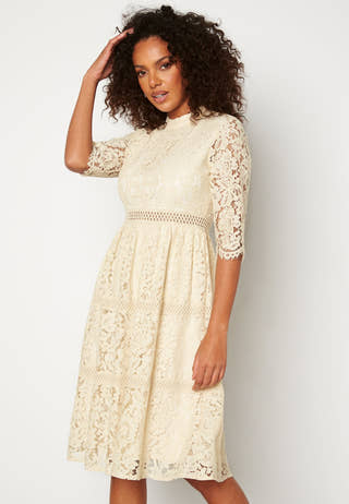 High Neck Lace Dress