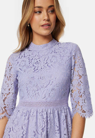 High Neck Lace Dress