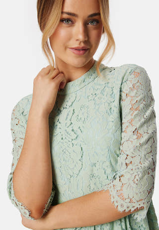 High Neck Lace Dress