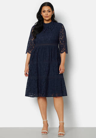 High Neck Lace Dress