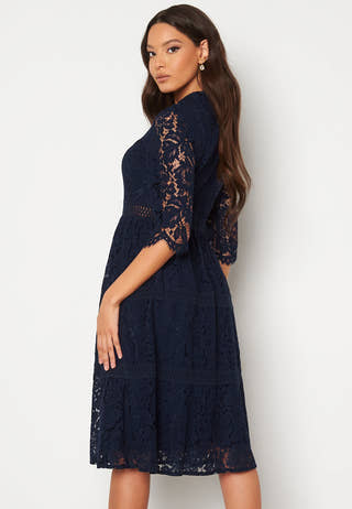 High Neck Lace Dress