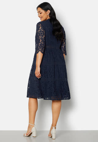 High Neck Lace Dress