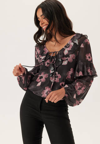 Mesh Frill Top