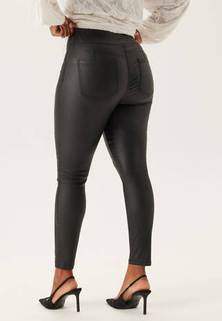 Push-up Coated Slim Trousers