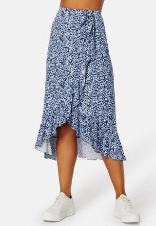 Frill Wrap Skirt