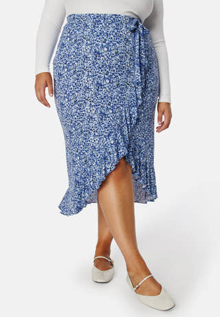 Frill Wrap Skirt