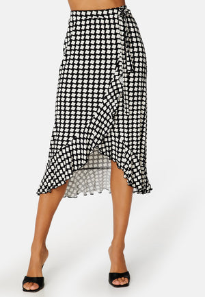 Frill Wrap Skirt