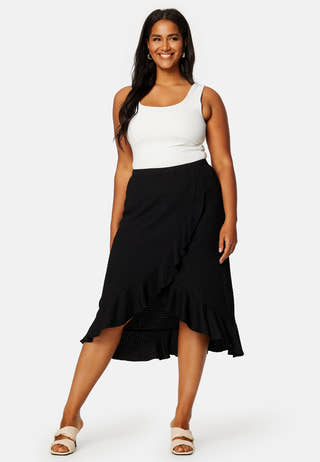 Frill Wrap Skirt