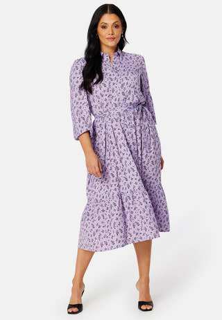 Serene puff sleeve dress