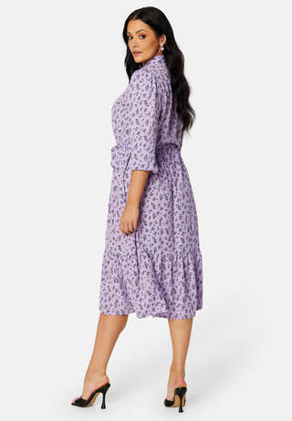 Serene puff sleeve dress