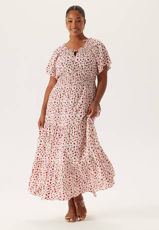 Smock Maxi Viscose Dress