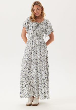 Smock Maxi Viscose Dress