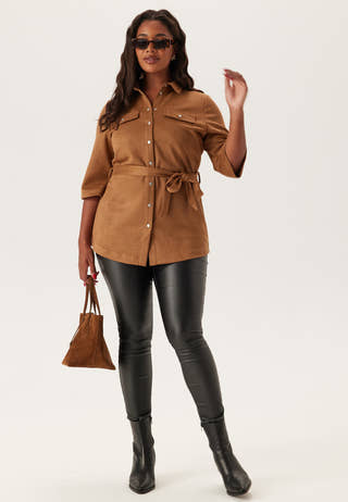 Faux Suede Shirt