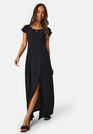 Structure Maxi Slit Dress
