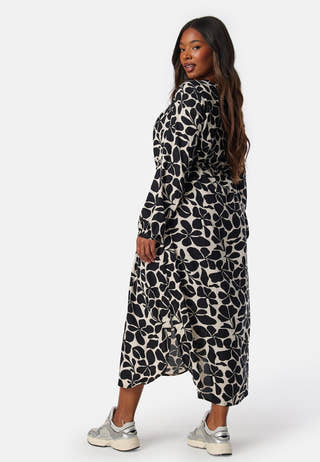 V-neck Viscose Dress