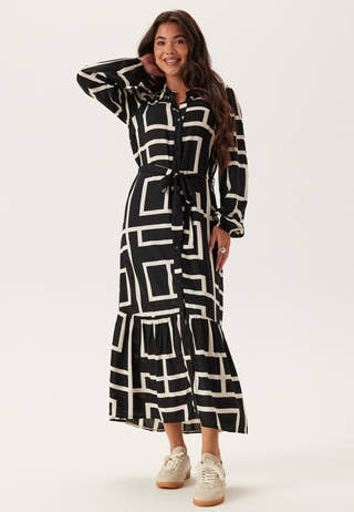 Viscose Long Sleeve Dress
