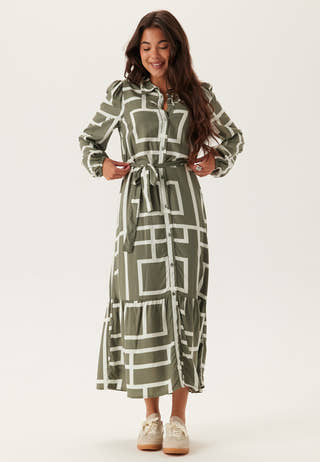 Viscose Long Sleeve Dress