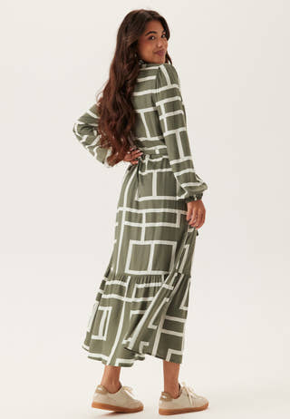 Viscose Long Sleeve Dress