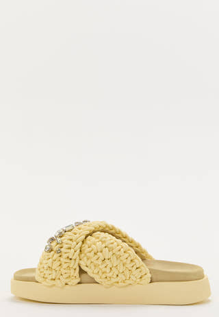 Slipper Woven Stones