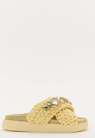 Slipper Woven Stones