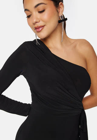 Long Sleeve One Shoulder Jumpsuit