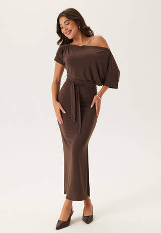 Off Shoulder Midaxi Dress